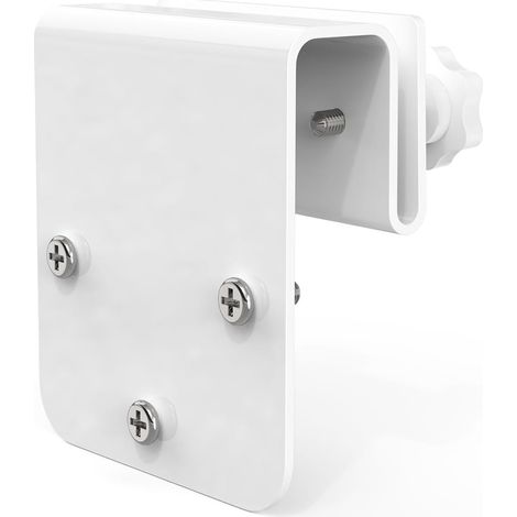 Dachrinnenhalterung kompatibel mit Eufy SoloCam S340/SoloCam E30/E42 Sicherheitskameras und solarbetriebenen Sicherheitskameras (1 Stück - weiß)