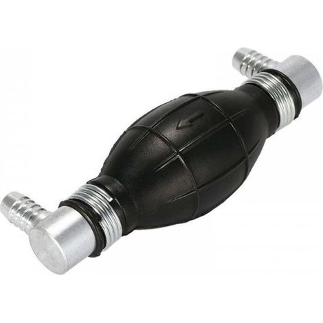 Poire Pompe d'Amorçage Universelle pour Système d’Alimentation Gasoil ou Essence Coudée des Deux Cotés à 90° - Sortie de 8mm avec Clapet Anti Retour (1/5)