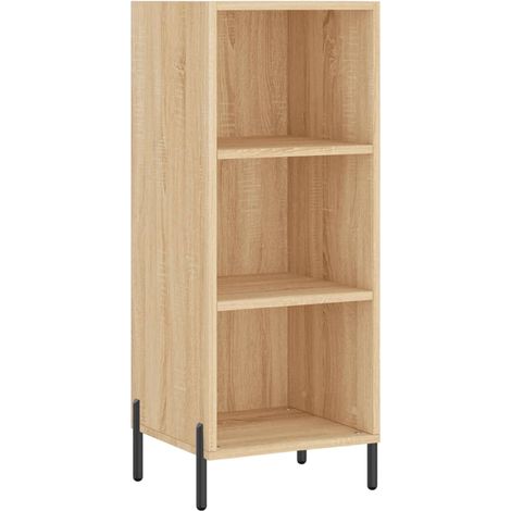 Aparador aparador cómoda armario mueble organizador cocina salón salón Sonoma 34,5 x 32,5 x 90 cm madera contrachapada marrón 020031507