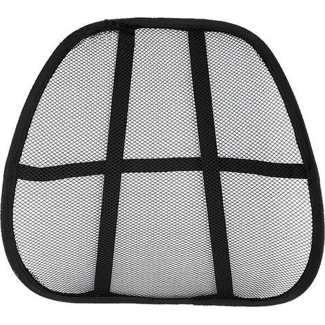 Support lombaire / Soutien dorsal adapté aux chaises de bureau (lot de 2) – Coussin lombaire adapté aux sièges auto – Soutien dorsal avec maille respirante double couche et sangles réglables (1/4)