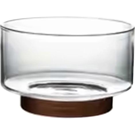 Bol à fruits, saladier créatif, base en bois, bols de rangement pour snacks, popcorn et noix, boîte de rangement pour les collations de Noël, M (1/5)
