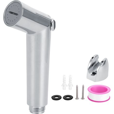Douchette WC portable avec raccord G1/2 pour hygiène personnelle et nettoyage (1/5)