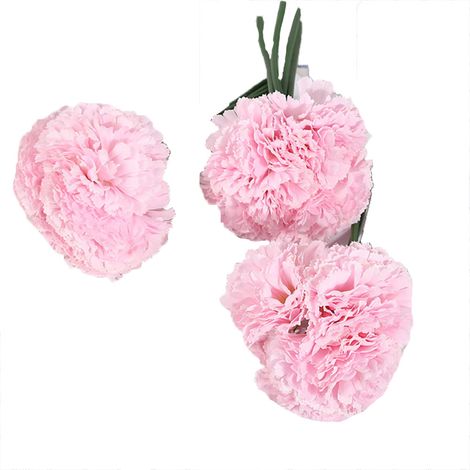 Bouquet De Fleurs Artificielles En Soie - Décoration Réaliste Pour Maison Et Événements - Rose - 1 Pièce (1/2)