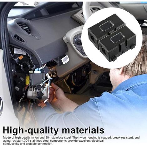 Car Midi Fuse Holder Waterproof Black Fuse Case with Clear Window for Automobiles, Trucks, Boats and Motorcycles (1/4)