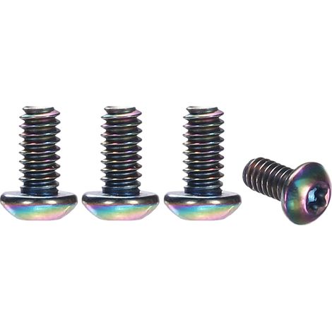 4pcs Vis De Poche Clip T6 Tête Torx Longueur Filet 4.5mm Coloré (1/5)