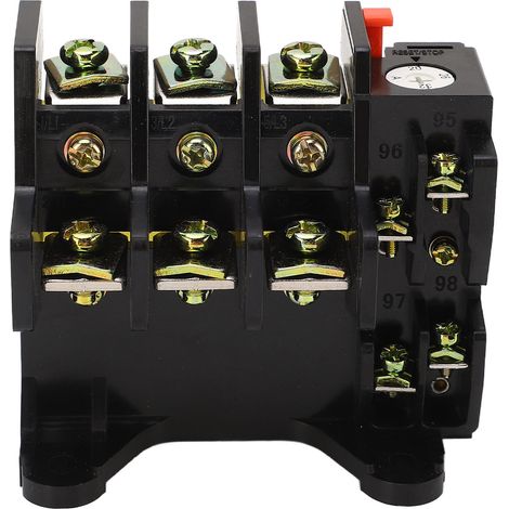 Relais de surcharge thermique AC400V 20‑32A, protection contre les défauts de phase, compensation de température, relais de protection thermique électrique (1/5)