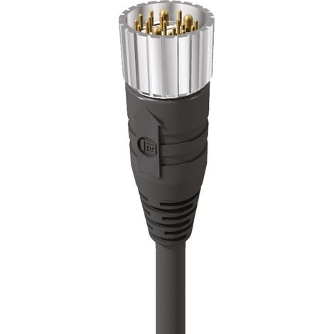 Lumberg Automation 96650 Sensor-/Aktor-Steckverbinder, konfektioniert M23 Stecker, gerade 5.00 m Pol