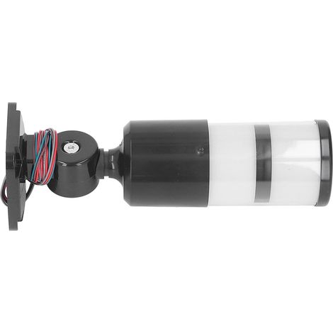 BERM Lampe Colonne Signalisation LED Pliable Industrielle Avertissement Bourdon 2 Étages Stable 220VAC ABS Diam 60mm Atelier (1/5)