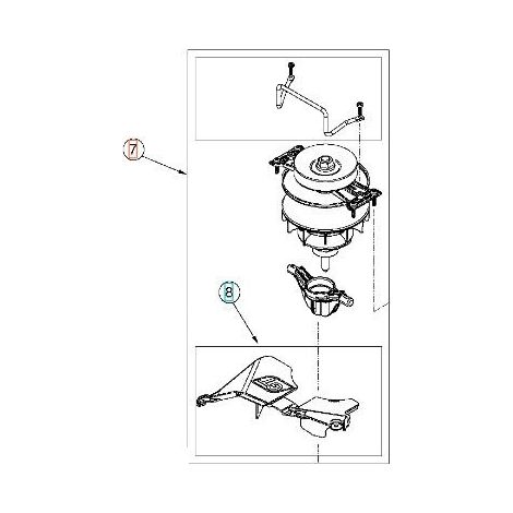 SERVIZIO TRASMISSIONE 590097301 ORIGINALE HUSQVARNA