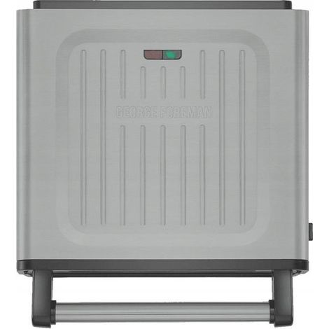 Parrilla eléctrica George Foreman 28000-56 gris 1500 W acero inoxidable