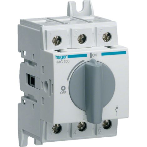 Hager Lasttrennschalter HAC306 63A 3polig (HAC306)