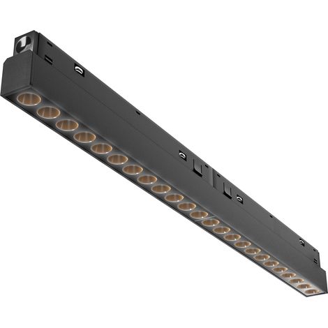 Lampada lineare su binario nera LED 24W DALI Maytoni (1/2)