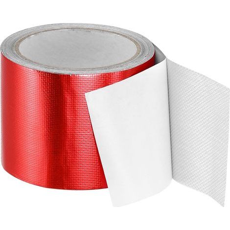 Markisenreparaturklebeband 8 m x 8 cm, wasserdichtes Canvas-Klebeband mit hoher Klebkraft, Reparaturset für PVC-Planen, Zelte, Markisen, Wohnmobil-Canvas, Rot (1/5)