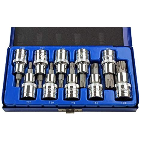 US PRO B1128 Set di 10 chiavi Torx da 1/2"