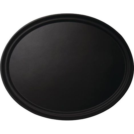Plateau Ovale en Fibre de Verre Antidérapant 600 x 730 mm - Cambro