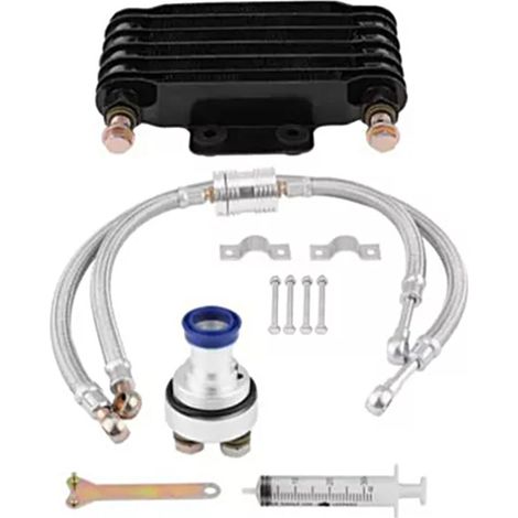 Crimped hose for oil cooler, suitable for CB CG Kymco SYM T1 Qianlong off-road motorcycles (1/2)