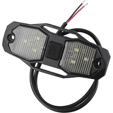 LED-Deckenleuchte mit Überrollbügelbefestigung und Universalschalter für Polaris-RZR UTV ATV (ersetzt Autozubehör) (1/5)