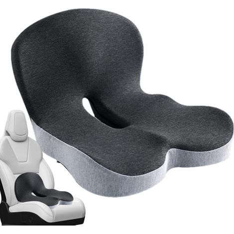 Coussin de siège de Voiture  Coussin Confortable pour siège conducteur de Camion en Mousse à mémoire de Forme pour Semi-Camion, Soutien Dorsal de siège de Voiture, siège conducteur pour chaises de (1/5)