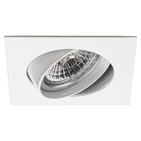 Apparecchio 604 inclinato da incasso in zama 12V 50W bianco JISO 604D-00