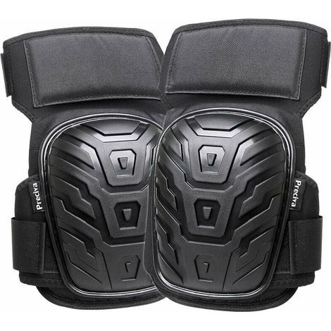 Genouillères Professionnelles,Heavy Duty Genouillères Rembourrage en Mousse avec Coussin en Gel Confortables et Sangles Réglables pour Travailler, Gardning et Construction (1/5)