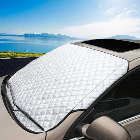 Protection Solaire pour Pare-Brise de Voiture, 147 x 100 cm, Protection Contre la Neige,Les Rayons UV, la poussière et la Pluie (1/5)