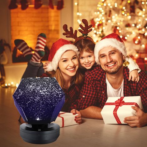 Lampe de projection du ciel, projecteur planétarium pour la maison, veilleuse galaxie 3D pour chambre d'enfant (1/4)