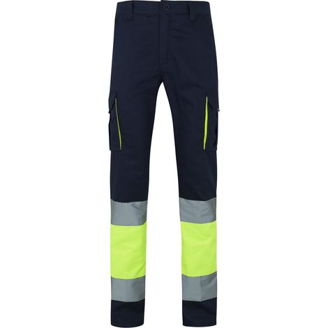 Pantalon de travail Velilla haute visibilité coton élastique