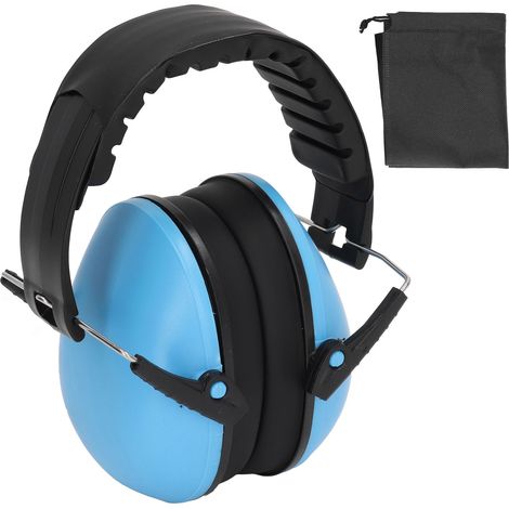 Ear Protection Earmuff NRR 21DB Industrial Noise Reduction Headphone for Work Shooting Blue