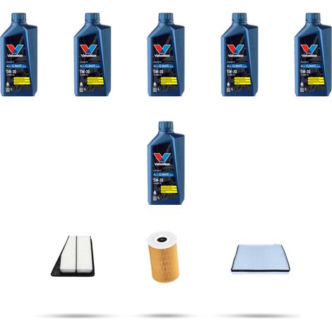 Kit tagliando 3 FILTRI e 6L OLIO compatibile con Hyundai Equus 3.8 v6 213kw dal 2008 (1/5)
