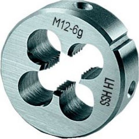 Terraja, rosca métrica izquierda, hilo : M6, Pas 1,00 mm, Ø exterior x altura 20 x 7 mm