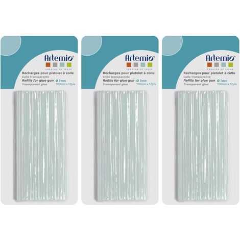 36 recharges pistolet à colle - 7 x 100 mm