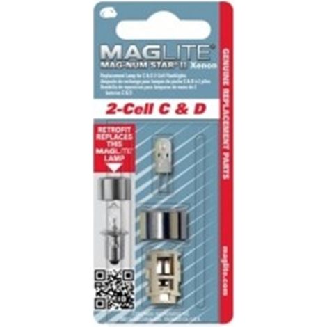 Ampolla Mag-lite Mag-num Star Xenón 10 cm uso práctico
