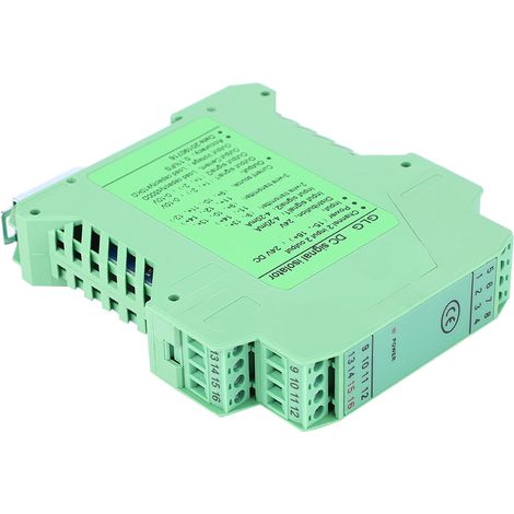Séparateur signal DC 4-20 mA module conditionneur émetteur isolé 2 entrées 2 sorties 0-10 V GLG sur rail (1/5)