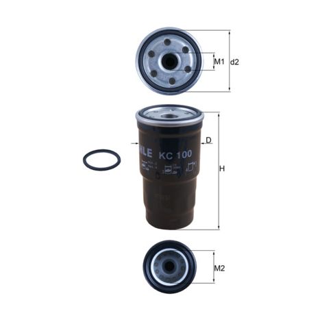 KC100D Knecht Kraftstofffilter (1/2)