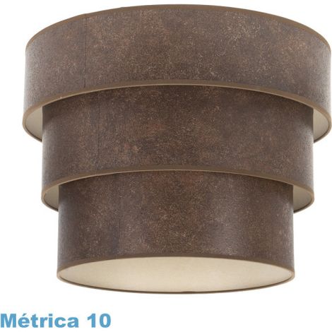 Dreifacher Hängelampenschirm smile m10 rost 50dx40dx28h