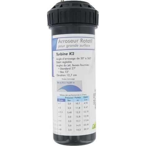 Irrigatore a turbina K2v