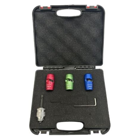 Kit de dénudeur de câble pour électricien - Kit d'accessoires pour perceuse à dénuder - Accessoire à dénuder pour électricien - Pince à dénuder pour perceuse électrique de précision (1/5)