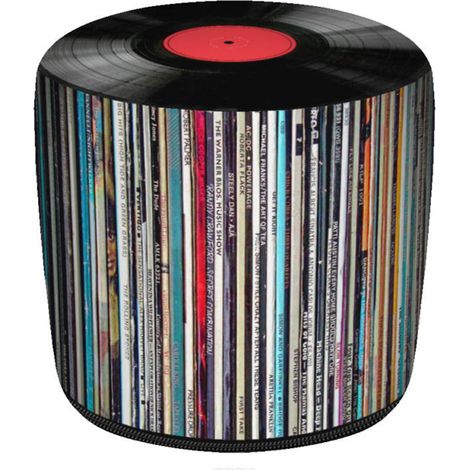 Pouf cilindrico in Cordura GR Vinyl 40x40 cm (1/5)
