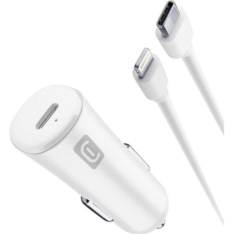 Cellularline USB C Car Charger Kit 20W USB C to Lightning iPhone 8 or later (1/2)
