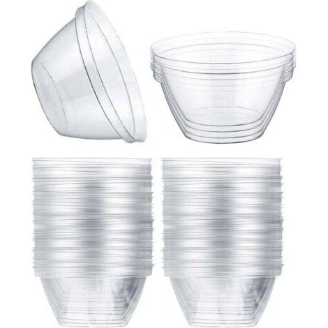 Paquete de 50 cubiertas reutilizables para invernaderos, de 4,5 cm de diámetro x 1,8 cm de altura. Para cultivo sin suelo y protección contra las heladas. (1/5)