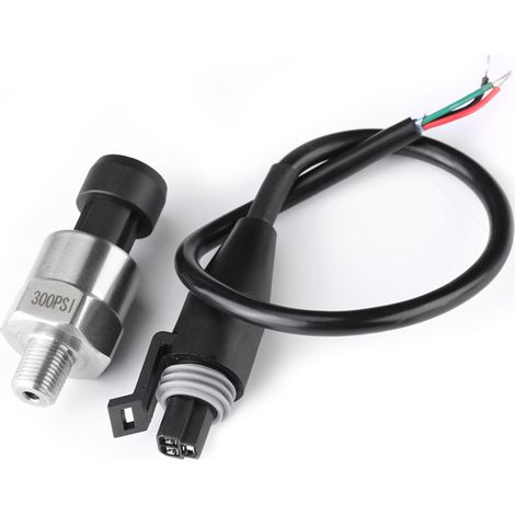 Druckmessumformer-Geber-Sensor aus Edelstahl für Öl, Kraftstoff, Luft und Wasser (300 PSI) (1/5)