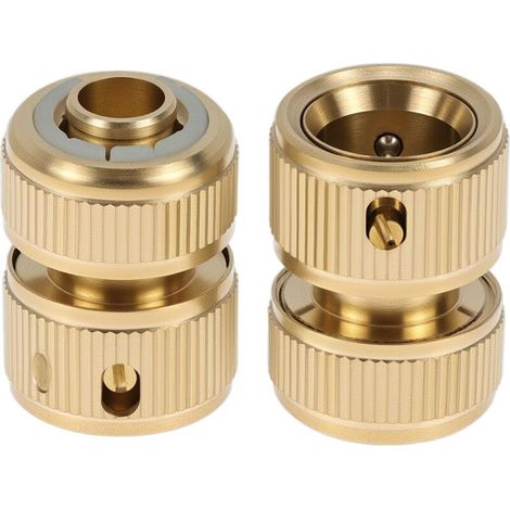 Régulateur De Pression - Détendeur Pneumatique 1/4 Pouces - Pour Compresseur D'air - 180 Psi 12 Bar - Raccord Trois Voies - 2 Pièces (1/4)