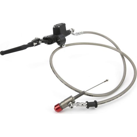 GARRYFIZH Levier d’Embrayage Hydraulique 7/8 po avec Câble 120cm pour Scooter Moto 125‑250cc Tout-terrain (1/5)