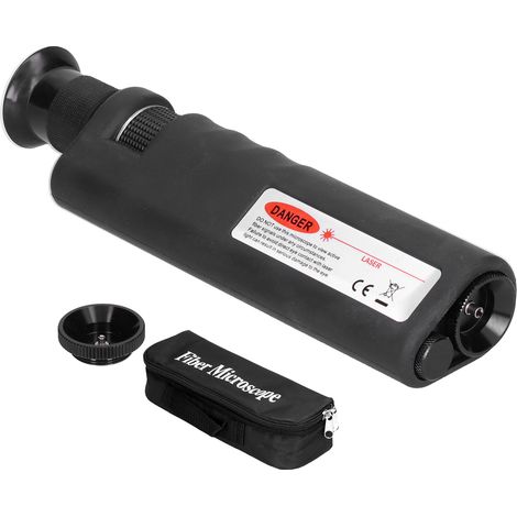Microscope optique portable T302-D400, grossissement 400X, pour inspection de câbles à fibre optique, outil de test de précision (1/5)