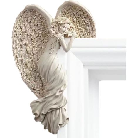 Angel Ornament - Corner Decoration - Resin Material - Indoor Outdoor Use - Rectangular Shape - 1 Piece (1/5)