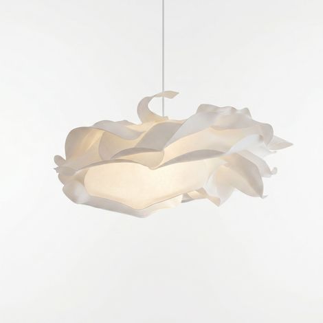 Lampe suspendue en plastique "MOD0009" - 58 x 58 cm - Blanc (1/4)