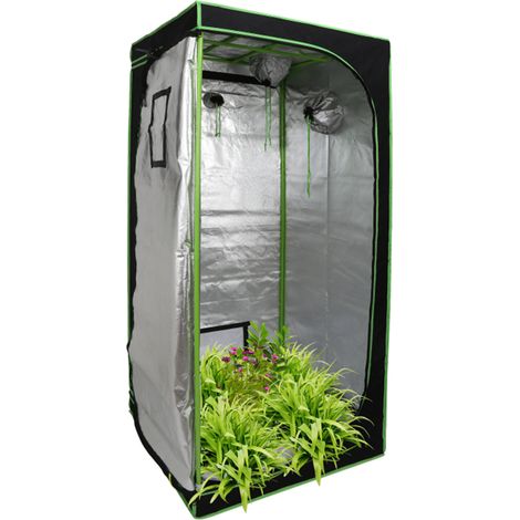 Wolketon Growbox Indoor Pflanzenzelt Zuchtzelt Growroom Zuchtschrank Darkroom Zimmergewächshaus Growschrank,80x80x180cm