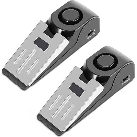 Butée de porte de sécurité, alarme butée de porte, dispositifs de sécurité de brouillage de porte, alarmes de porte pour maison de voyage (1/5)