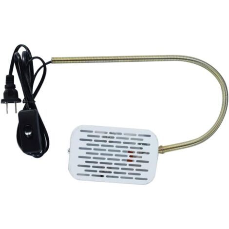 QORVA-Chauffage de Cage à Oiseaux Simulant L'Éclairage de  Naturel, Lampe Chauffante, Lumière Chauffante Anti-Morsure pour Perroquets