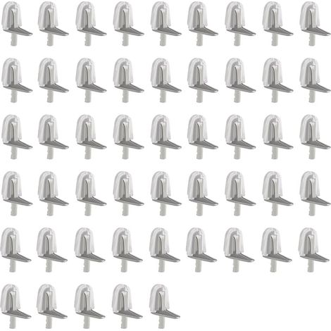 50 x Shelf Support Pegs 3 mm Shelf Pins for Cabinet, Shelf, Showcase, Wardrobe, Bookcase, Pantry (1/5)